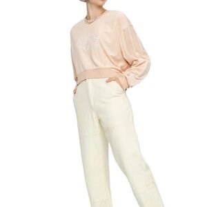 Nike Women's Retro Femme Terry Cropped Crew Sweatshirt